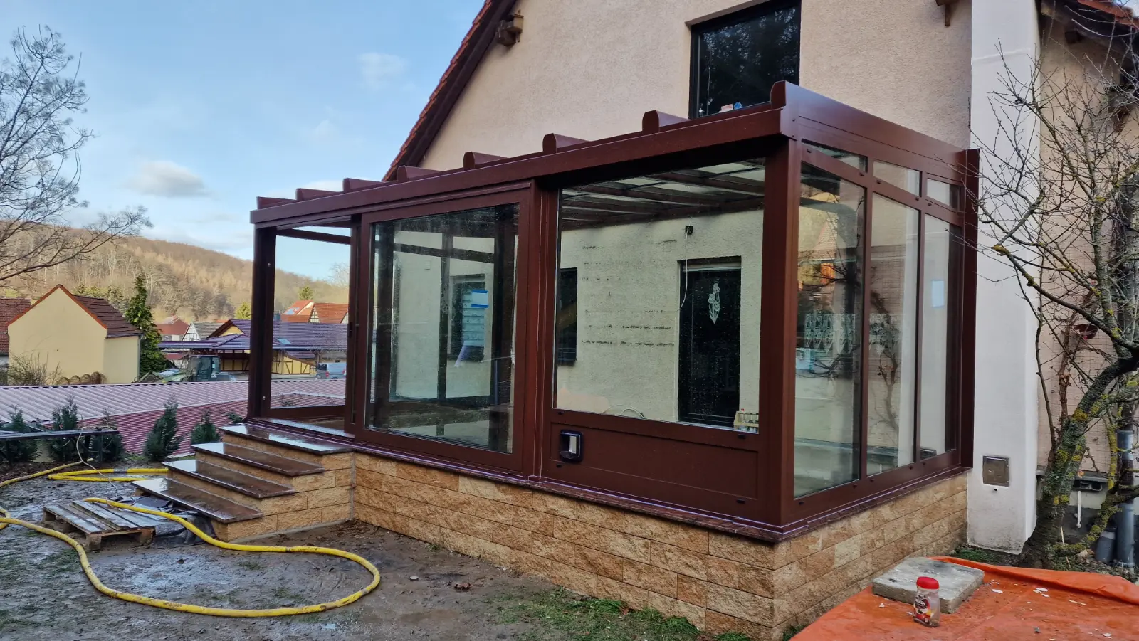 Aluminium-Wintergarten aus Polen