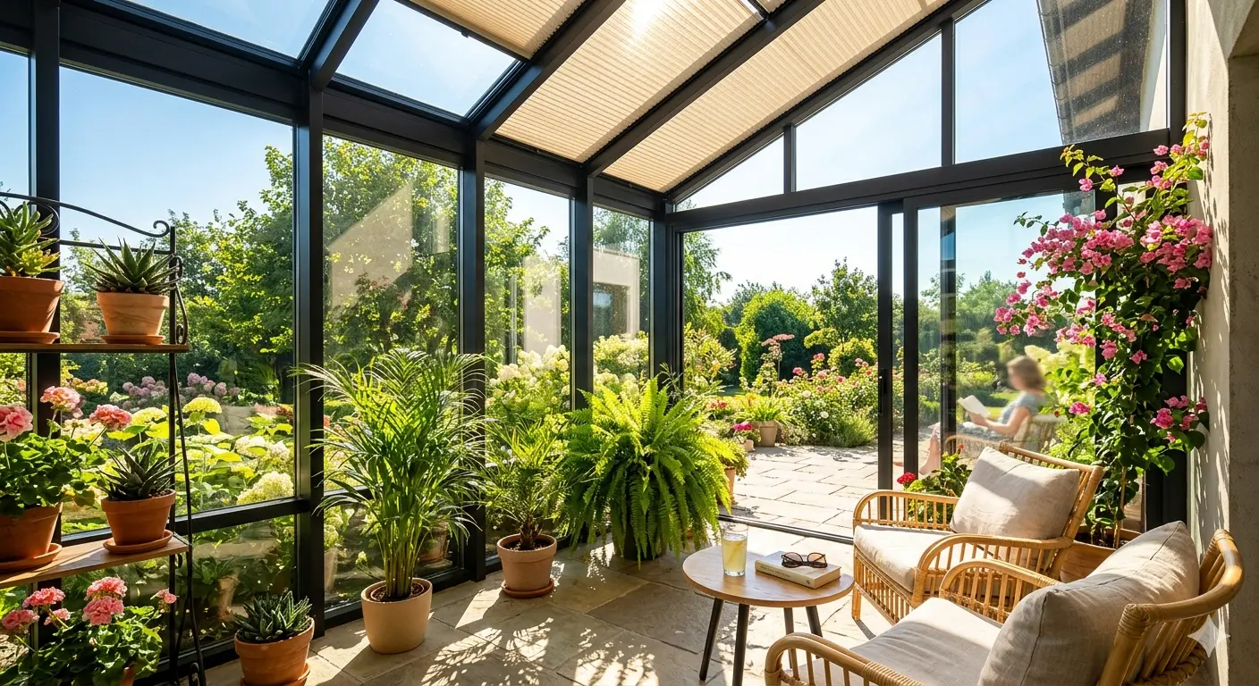 Wie schützt man einen Wintergarten vor Überhitzung im Sommer?